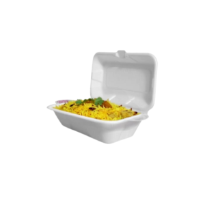 HB9 bio‑degradable food containers, 200 pieces.