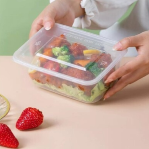 500ml Lightweight Clear Plastic Container – Snap‑Lid Food Tub (250 pcs)