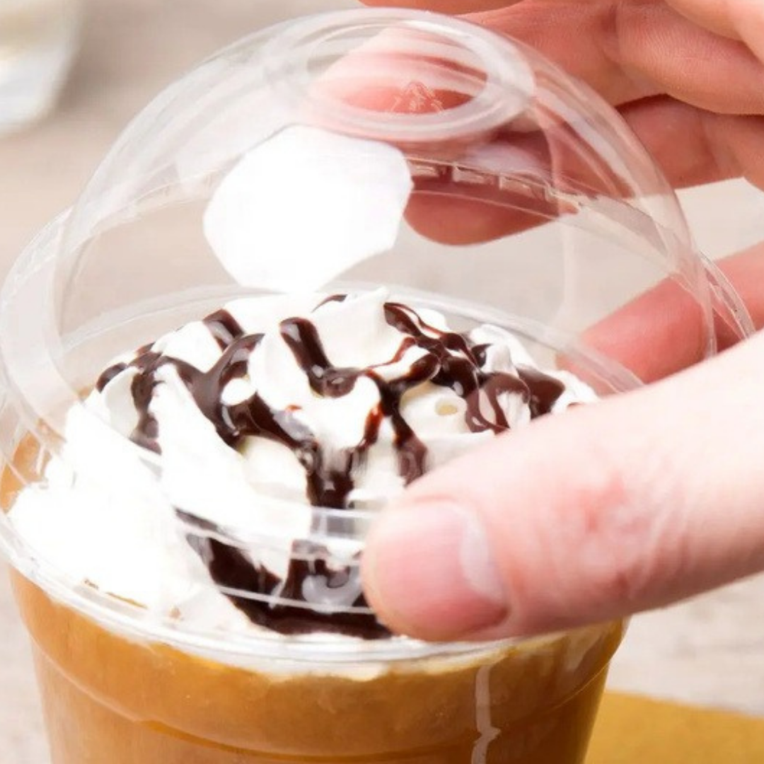 Dome Lids – Durable Clear Smoothie & Drink Cup Covers