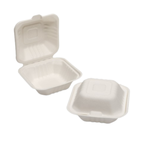 HB 6 Biodegradable Burger Boxes – Eco-Friendly Takeaway Packaging